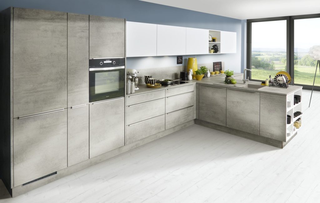 Savona - Beton / Florenz - Weiß softmatt