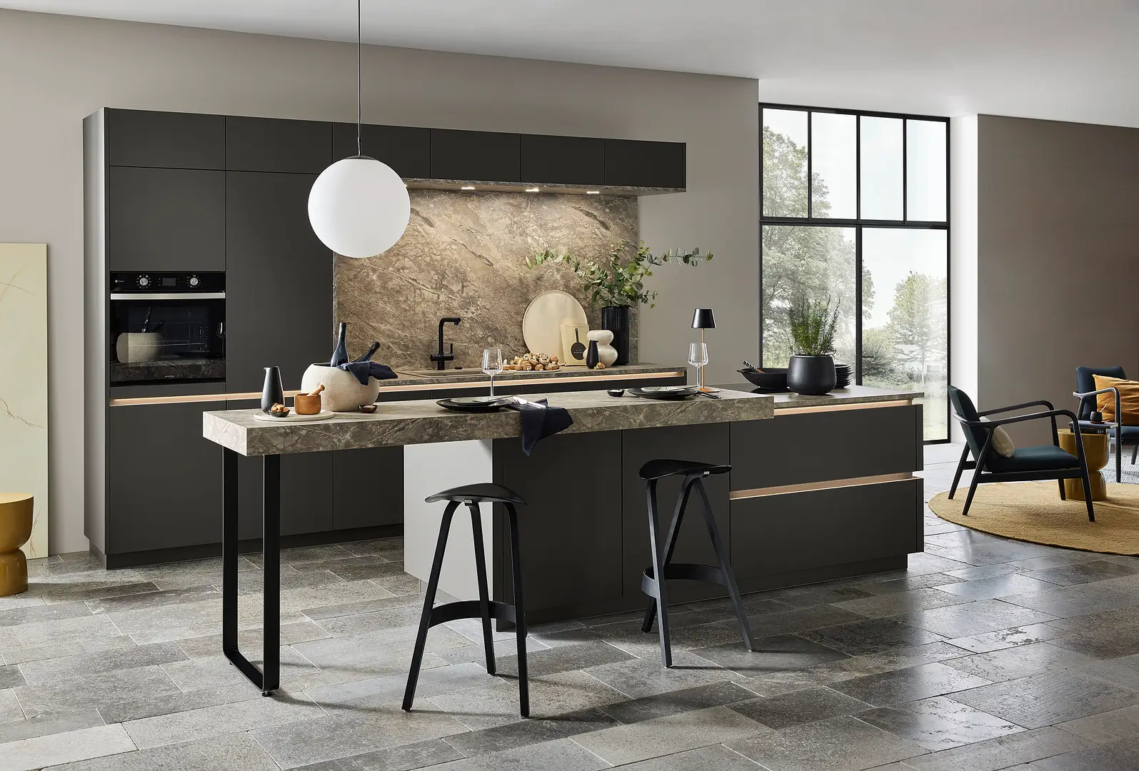 greeploos VELLUTO___Graphit_matt